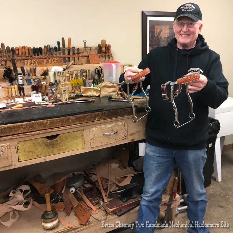 Bruce Cheaney, saddle maker (photo courtesy of Shop Talk Magazine)