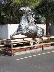 Mustang at Ripley's Museum in St, Augustine FL