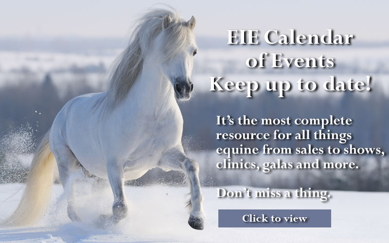 Keep up to date with the EIE Calendar of Equestrian Events