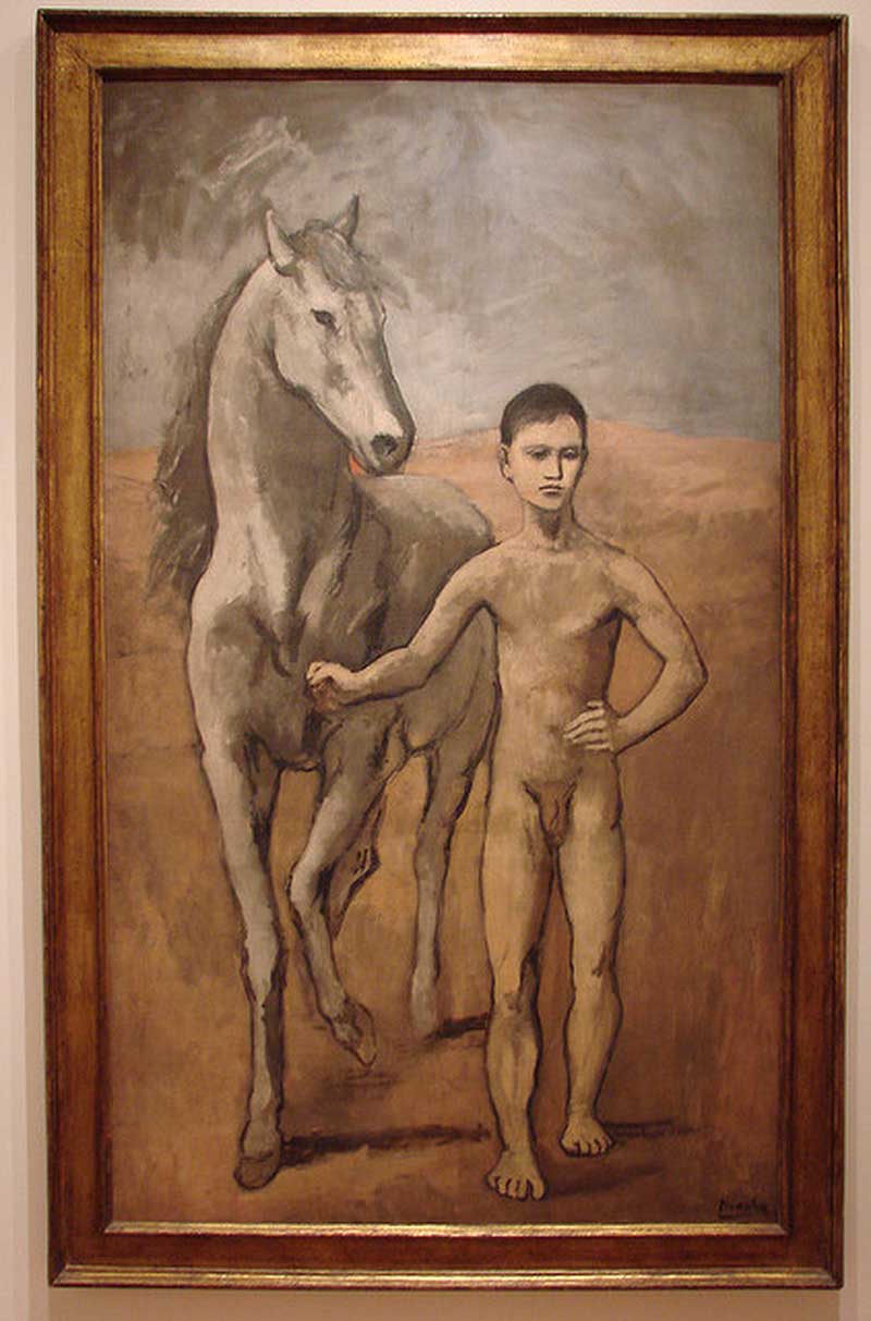 Pablo Picasso, Boy Leading Horse, 1906 (photo credit Allie Caulfield/ Flickr <a href='https://www.flickr.com/photos/wm_archiv/2679272898' target='_blank'>https://www.flickr.com</a>