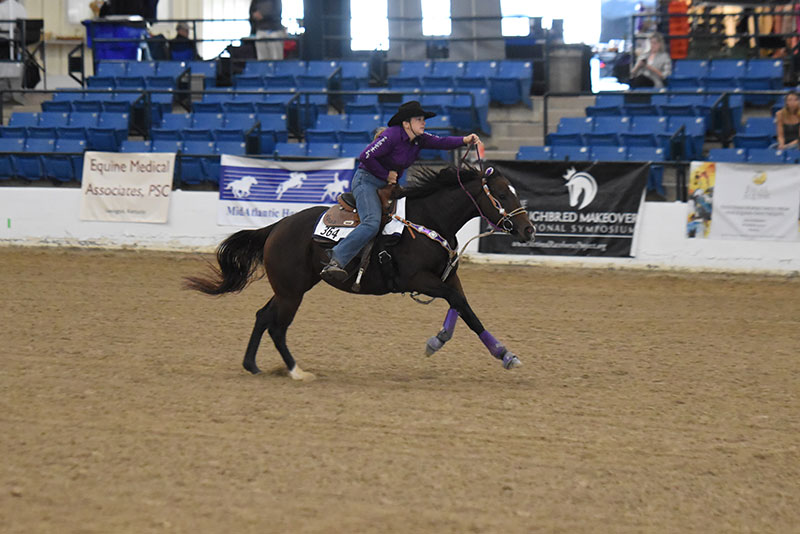 Barrels winner Mindy Stoops and Not So Silver - 2017