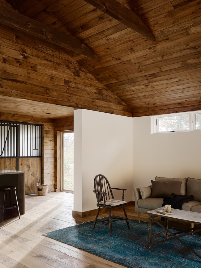 Horse Barn is Transformed into a Guest House