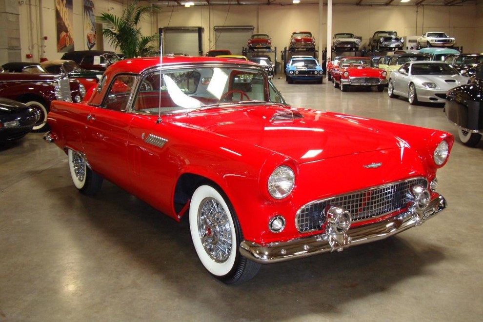 This 1956 Ford Thunderbird convertible is a multiple concours award winner. Restored by Amos Winter and recognized as one of his best restorations, it is both rare and investment-quality | Crevier Motors photo This 1956 Ford Thunderbird convertible is a multiple concours award winner. Restored by Amos Winter and recognized as one of his best restorations, it is both rare and investment-quality | Crevier Motors photo