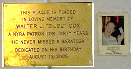Bijou Plaque at Saratoga Race Course
