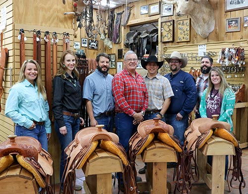The Oliver Saddle Shop crew