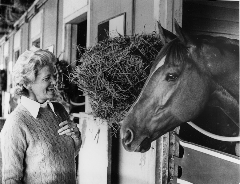 Penny Chenery with Secretariat (photo courtesy of Secretariat.com) Penny Chenery with Secretariat (photo courtesy of Secretariat.com)