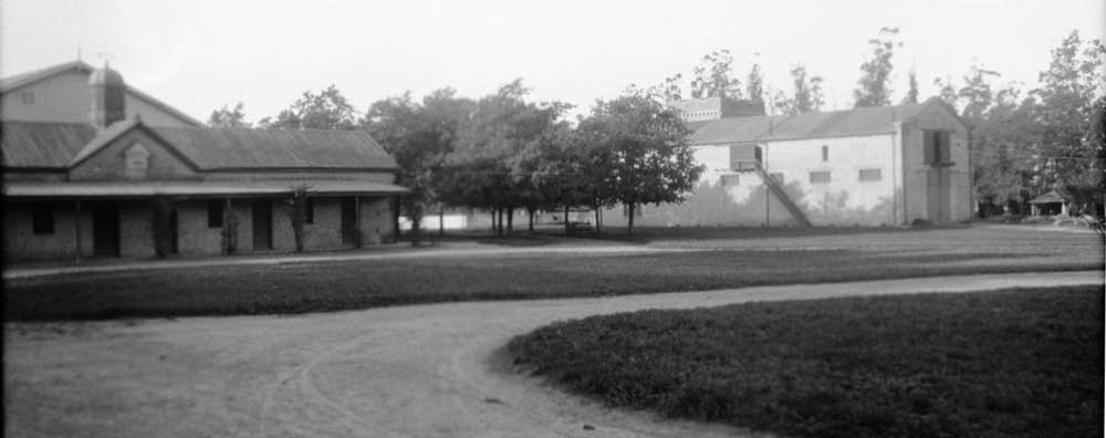 stable and feed house