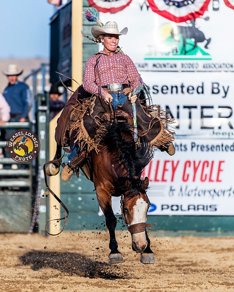 Photo courtesy Weasel Loader, 2017 | Texas-based horse trainer Carly Ramsey not only trains quarter horses, starts colts, and successfully competes in equestrain show jumping, she also wins ranch bronc riding contests. Entering a ranch bronc riding contest in her hometown of Norco, Calif., on a whim when she was 19 years old, the 23-year-old won the contest and was hooked from that point.