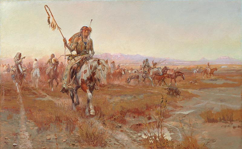 Charles M. Russell (1864–1926) The Medicine Man, 1908 Oil on canvas Amon Carter Museum, Fort Worth, Texas, Amon G. Carter Collection