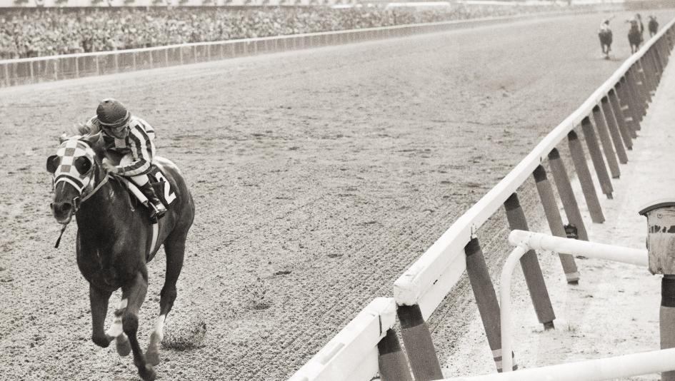 Secretariat's historic 1973 Belmont Stakes victory.   (Bob Coglianese/BloodHorse)