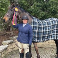 Returning to Riding, She found the Perfect Warmblood in a Kill Pen